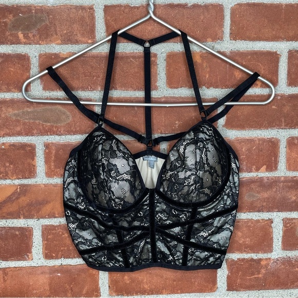 Vintage Y2K Charlotte Russe corset crop top - Picture 2 of 9